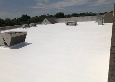 New Coating on Commercial Roof