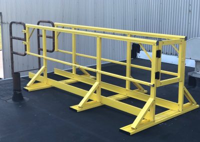 Commercial roof safety system